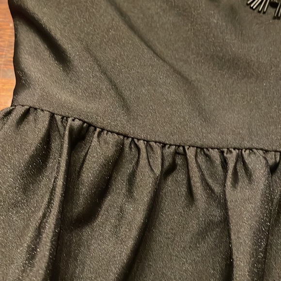 Kate Spade Black Cupcake Dress Embellished Neckline Size Small - Picture 9 of 16